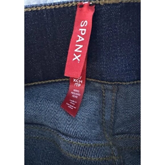 SPANX EveryWear Flare Women's Sz XS Dark Blue Midnight Pull On Jeans #20327Q - Picture 5 of 10